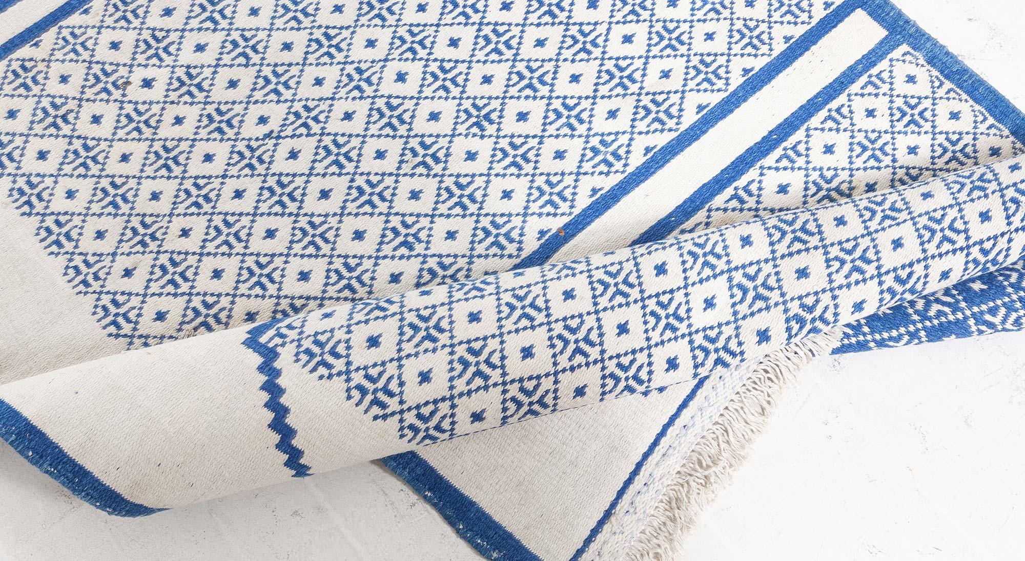 Doris Leslie Blau - Runner in cotone indiano vintage su due lati in vendita 7