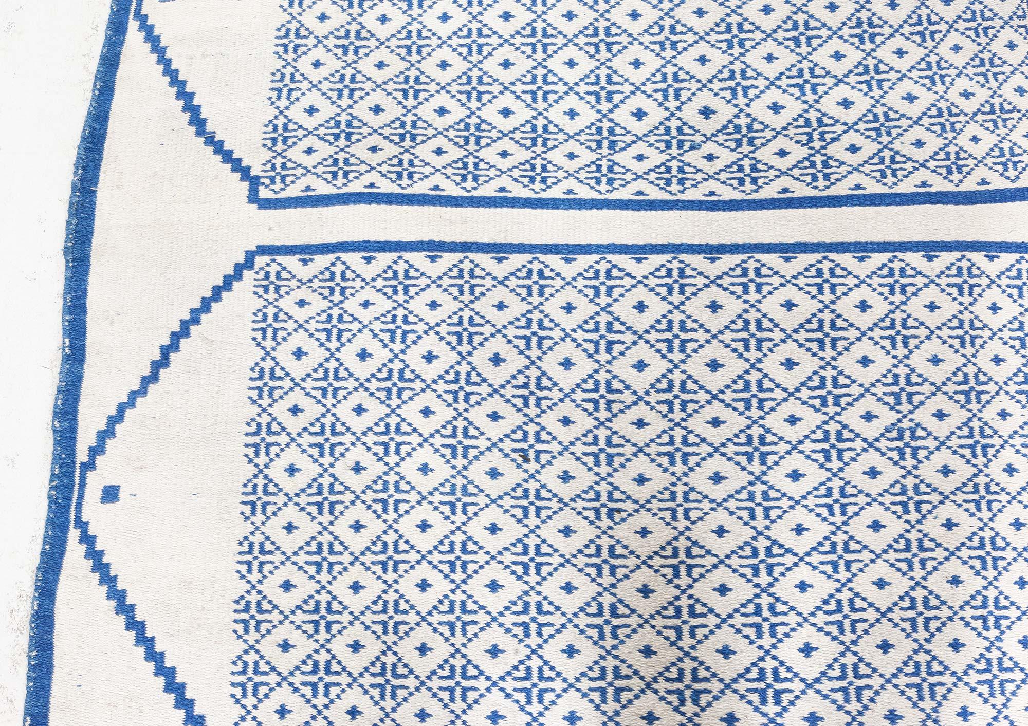Doris Leslie Blau - Runner in cotone indiano vintage su due lati in vendita 9
