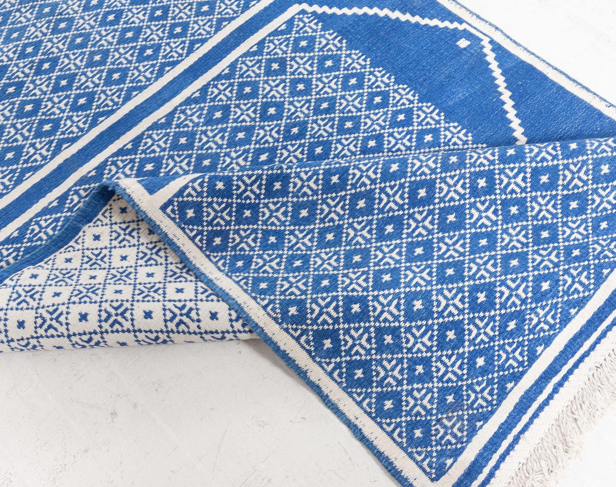 Doris Leslie Blau - Runner in cotone indiano vintage su due lati In condizioni buone in vendita a New York, NY