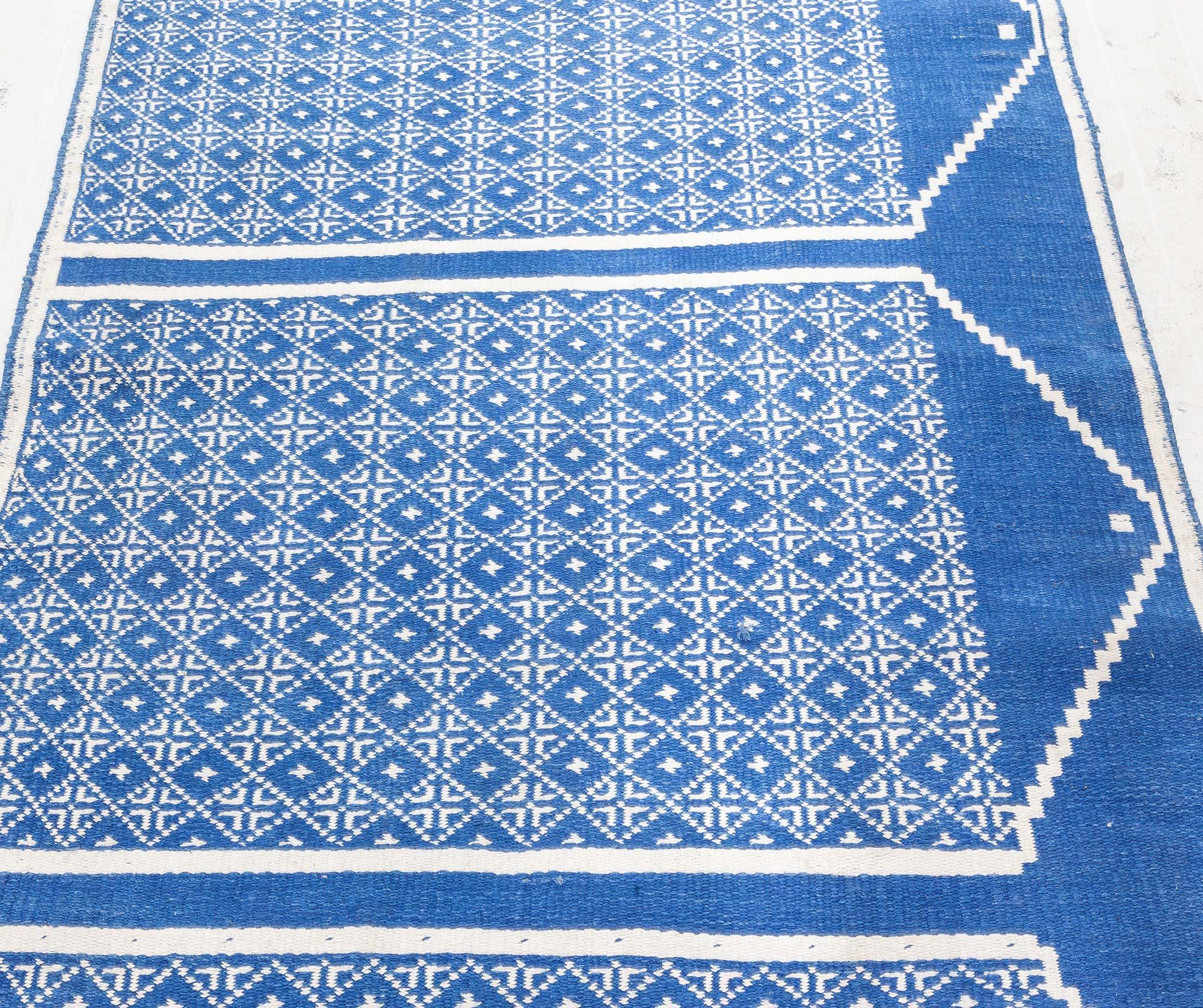 Doris Leslie Blau - Runner in cotone indiano vintage su due lati in vendita 2