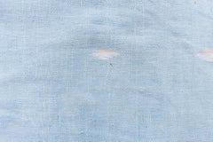 Doris Leslie Blau Vintage Indian Dhurrie Blue Flatweave Cotton Rug