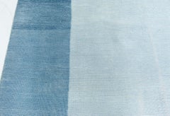 Doris Leslie Blau Vintage Indian Dhurrie Blue Rug