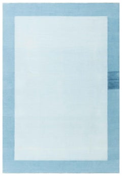 Doris Leslie Blau Vintage Indian Dhurrie Blue Rug