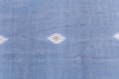 Doris Leslie Blau Vintage Indian Dhurrie Cream Beige Flatweave Cotton Carpet