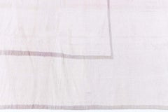 Doris Leslie Blau Vintage Indian Dhurrie Geometric Pink Flatweave Cotton Carpet
