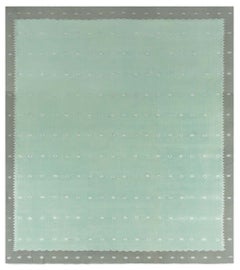 Doris Leslie Blau Vintage Indian Dhurrie Green Rug