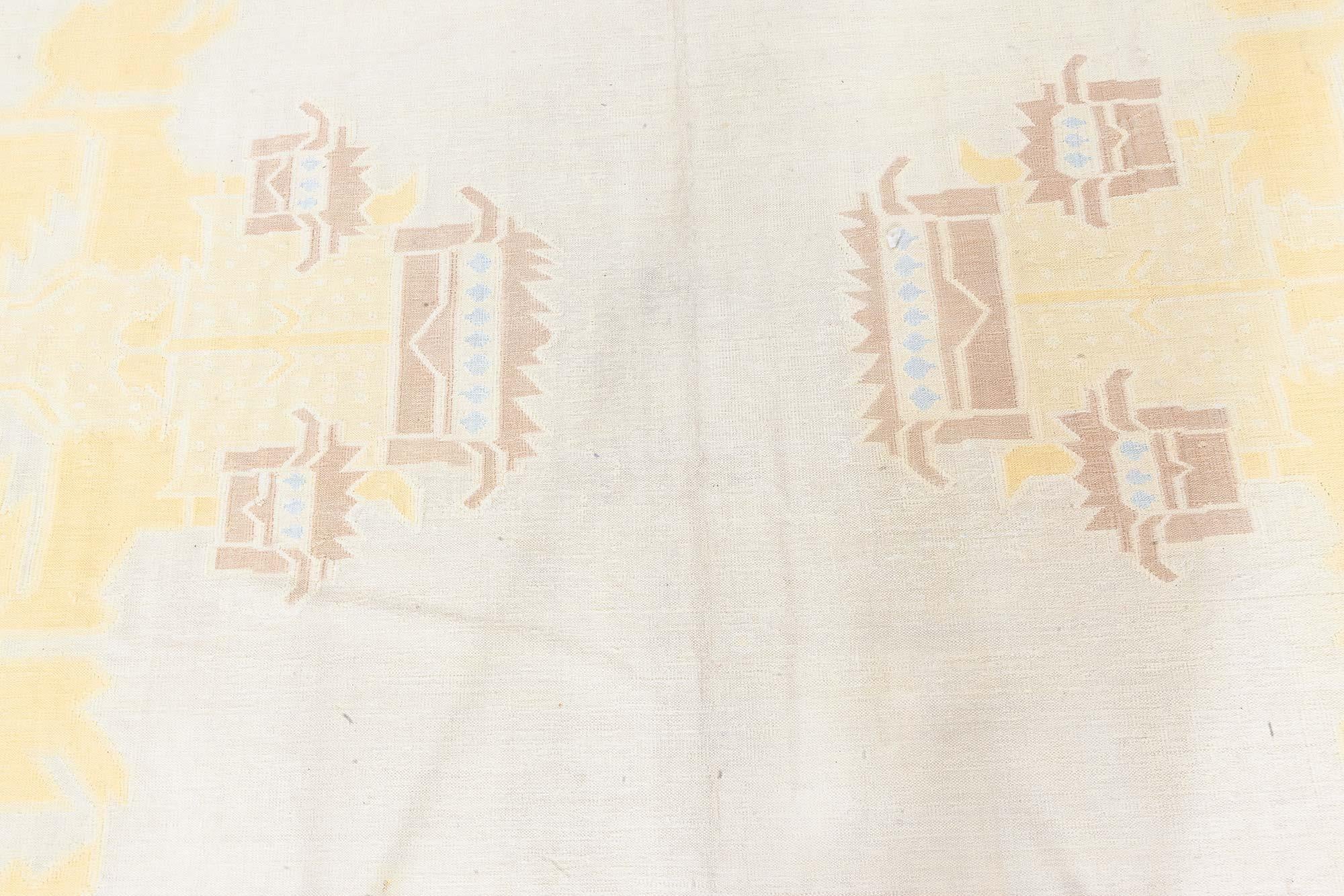 Doris Leslie Blau Vintage Indian Dhurrie Rug Doris Leslie Blau For Sale 1