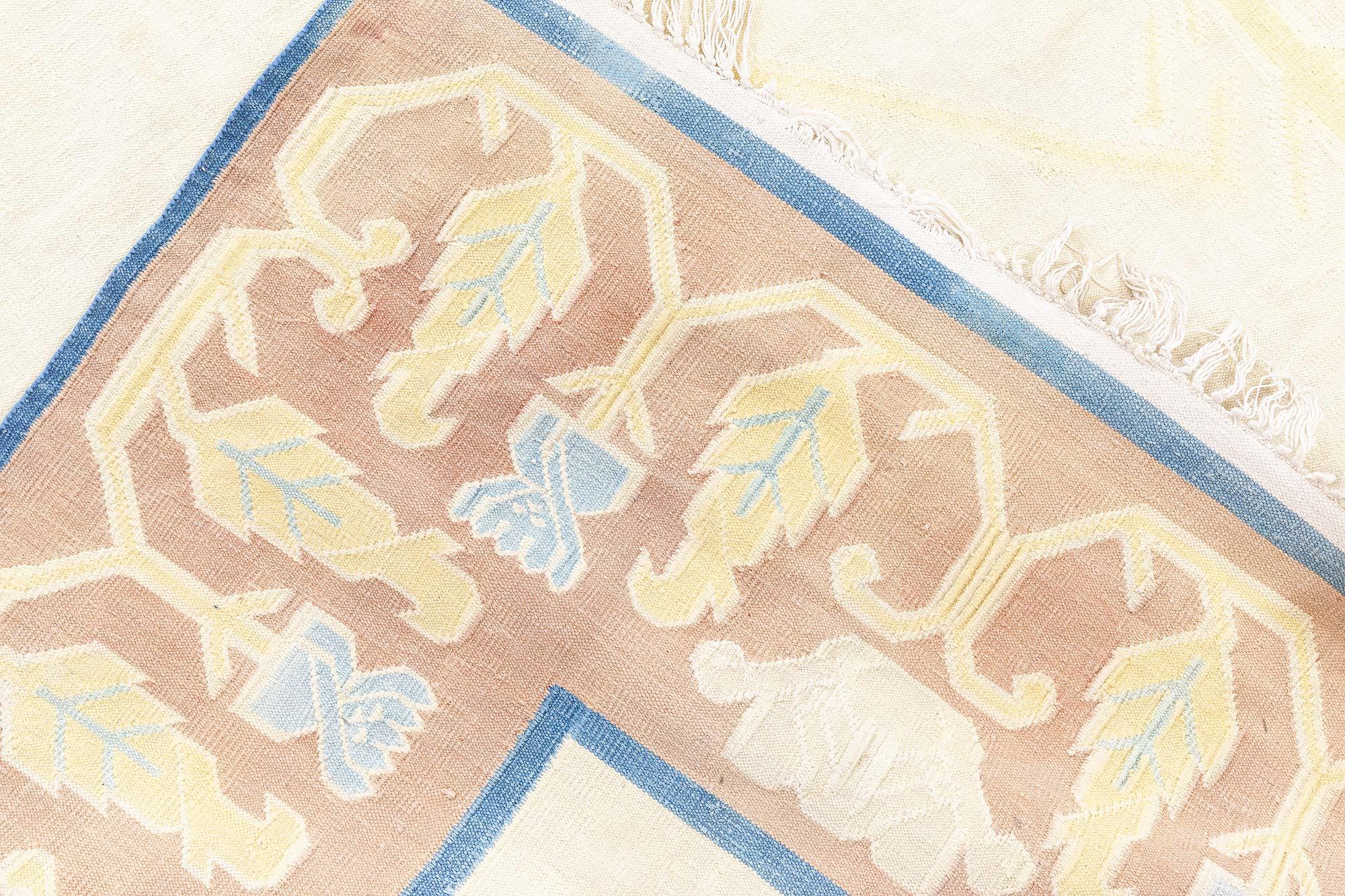 Doris Leslie Blau Vintage Indian Dhurrie Rug Doris Leslie Blau For Sale 2