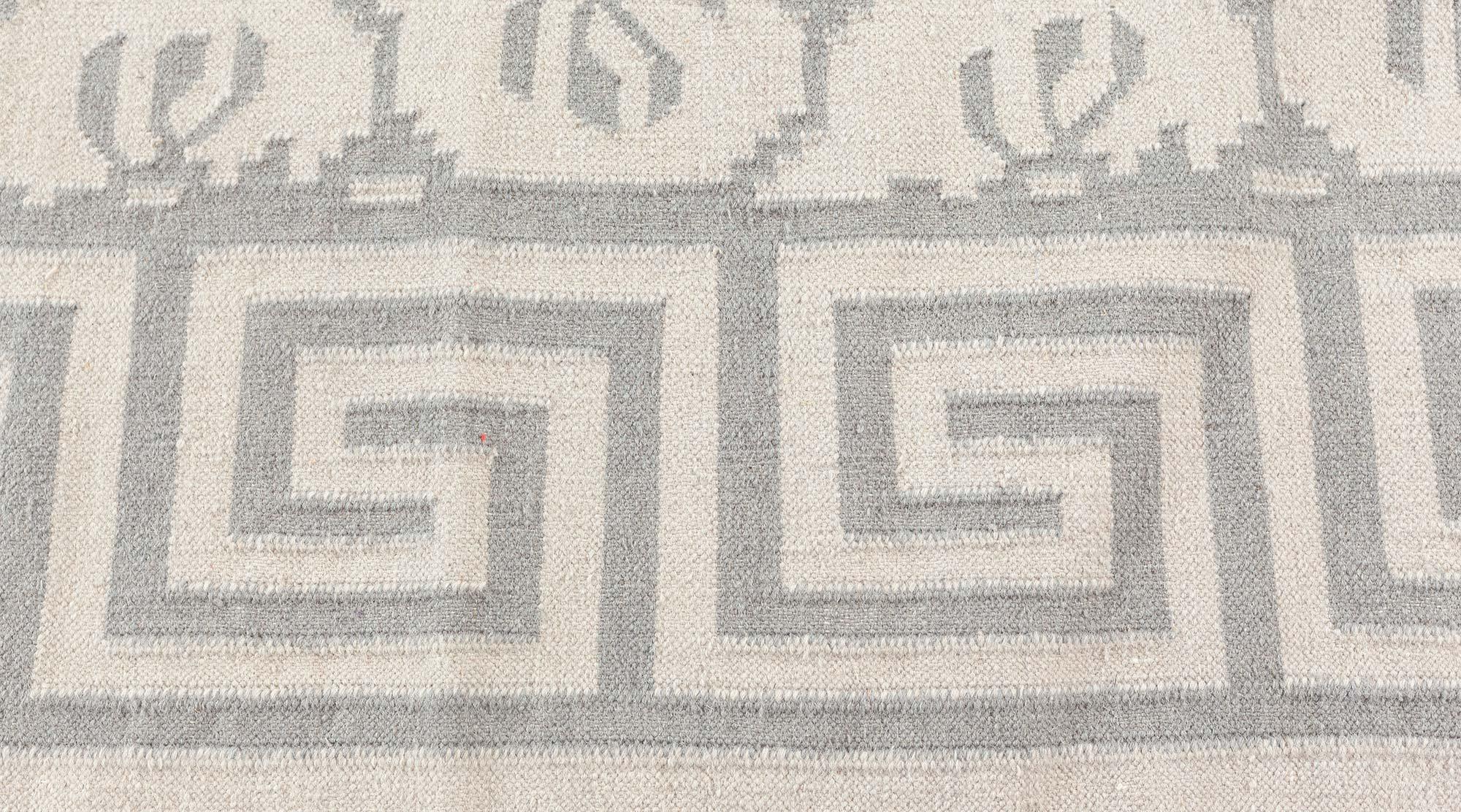 Doris Leslie Blau Vintage Indian Dhurrie Rug For Sale 2