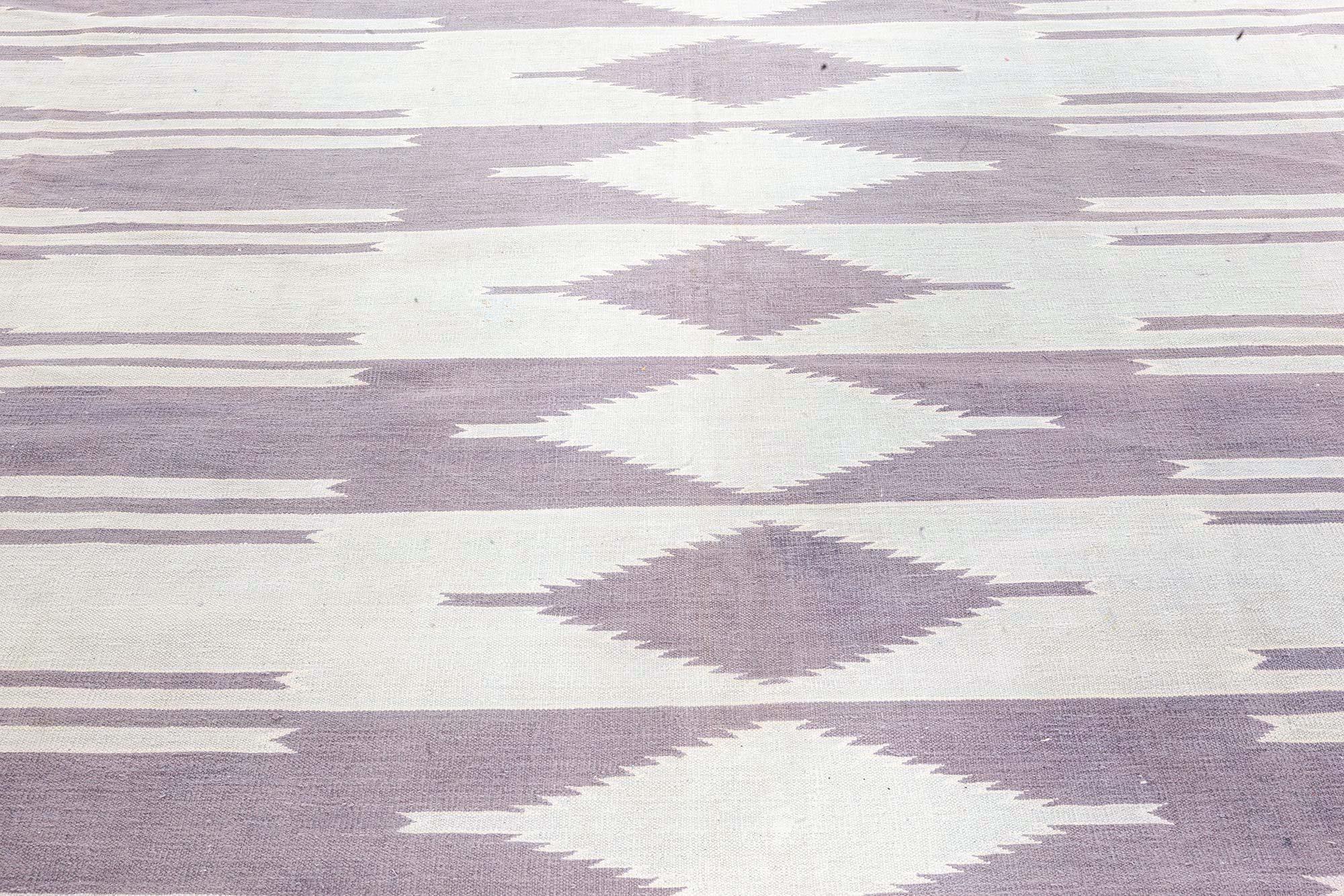Doris Leslie Blau Vintage Indian Dhurrie Rug For Sale 2