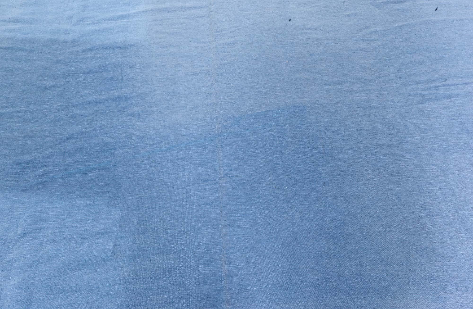 Doris Leslie Blau Vintage Indian Dhurrie Rug For Sale 1