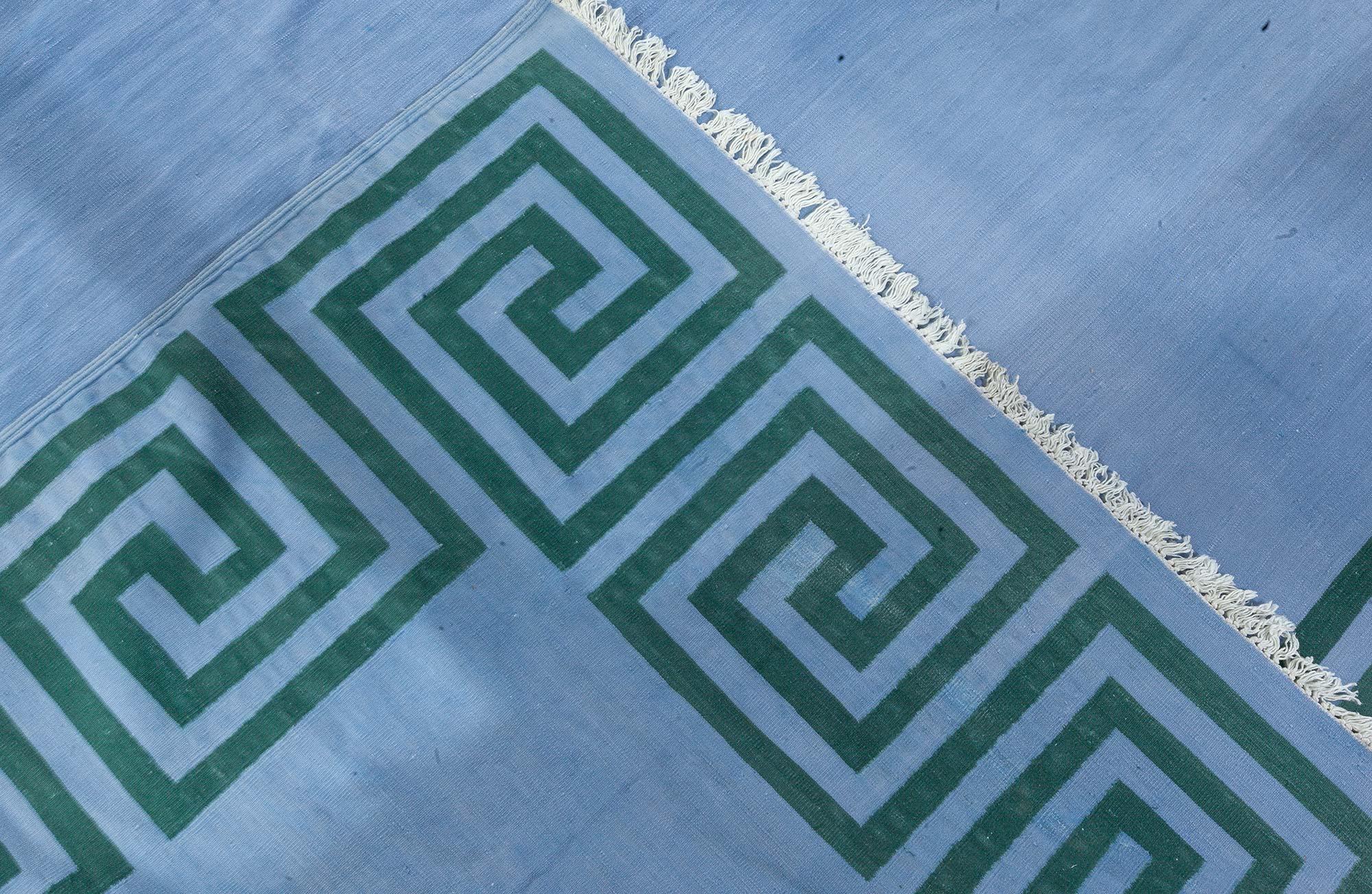 Doris Leslie Blau Vintage Indian Dhurrie Rug For Sale 2