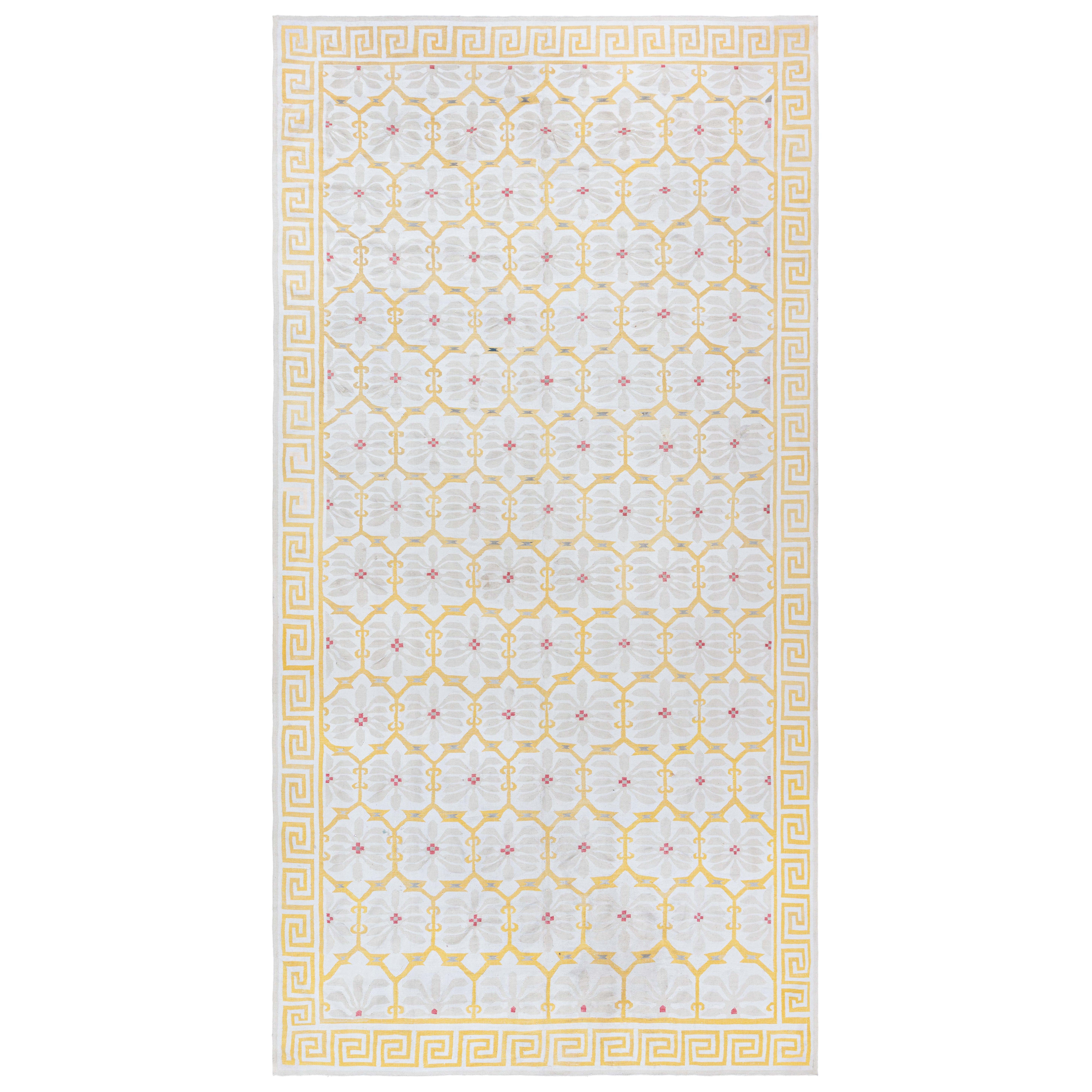 Doris Leslie Blau Vintage Indian Dhurrie Rug