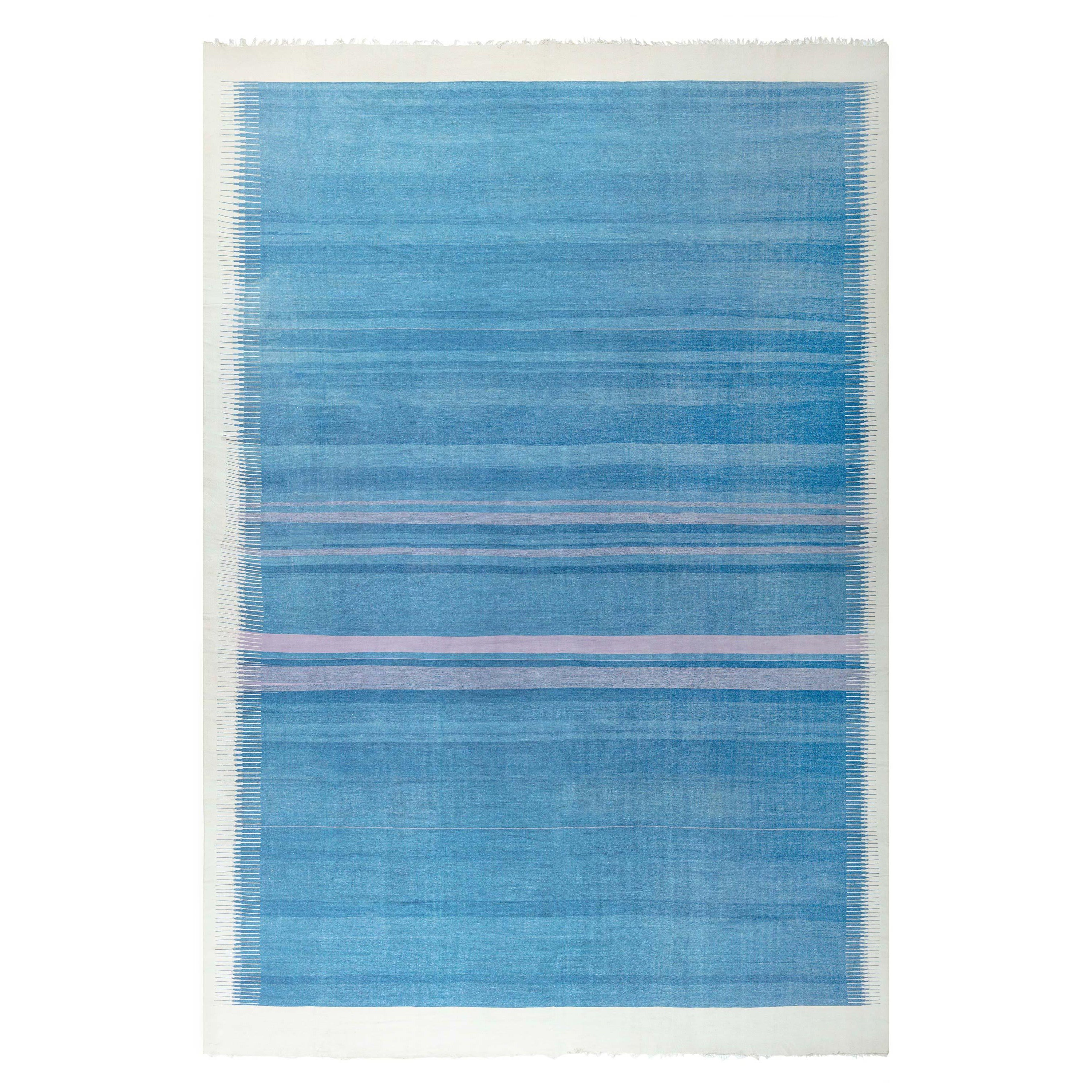 Doris Leslie Blau Vintage Indian Dhurrie Rug