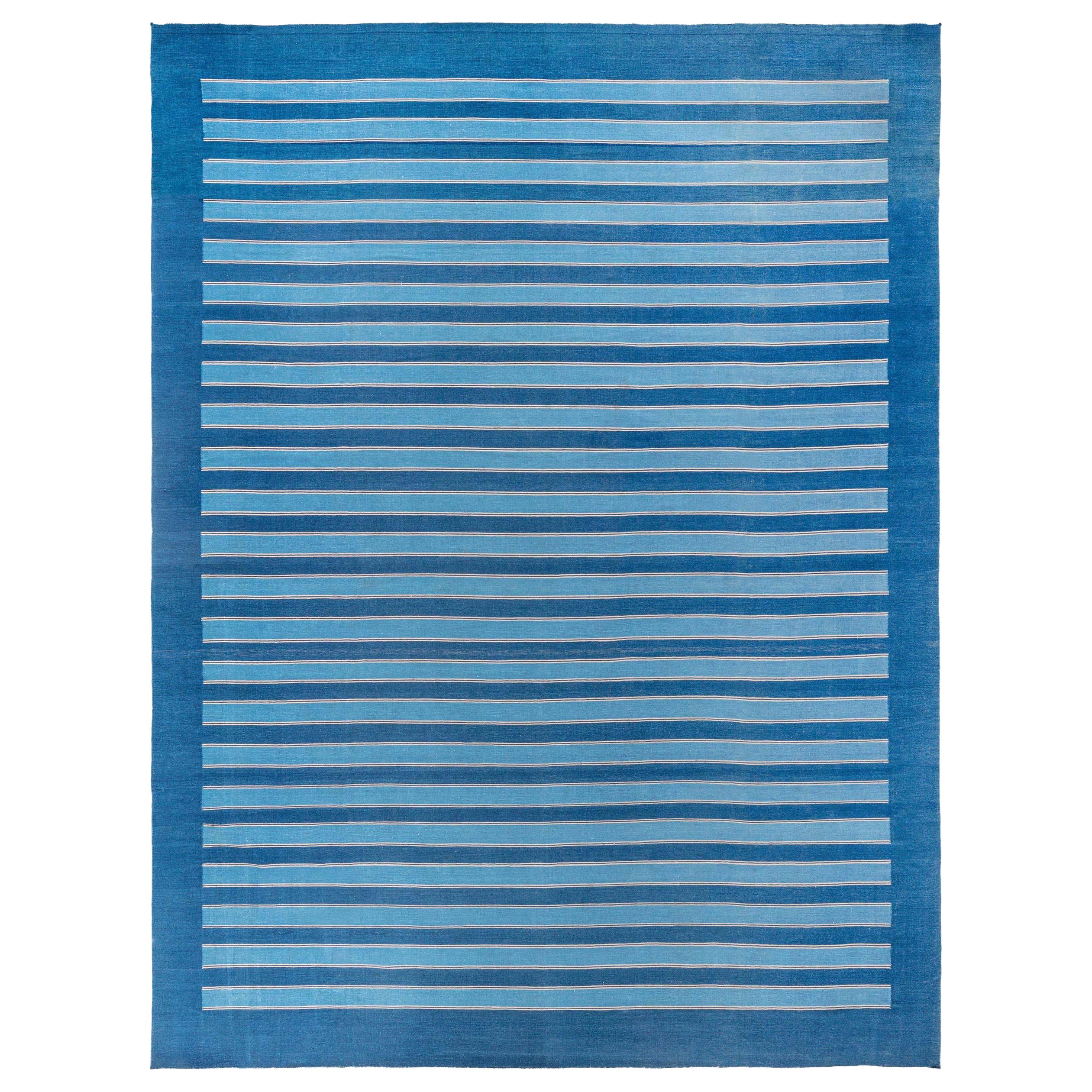 Doris Leslie Blau Vintage Indian Dhurrie Rug