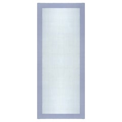 Doris Leslie Blauer indischer Dhurrie-Teppich im Vintage-Stil Doris Leslie Blauer indischer Dhurrie-Teppich im Vintage-Stil