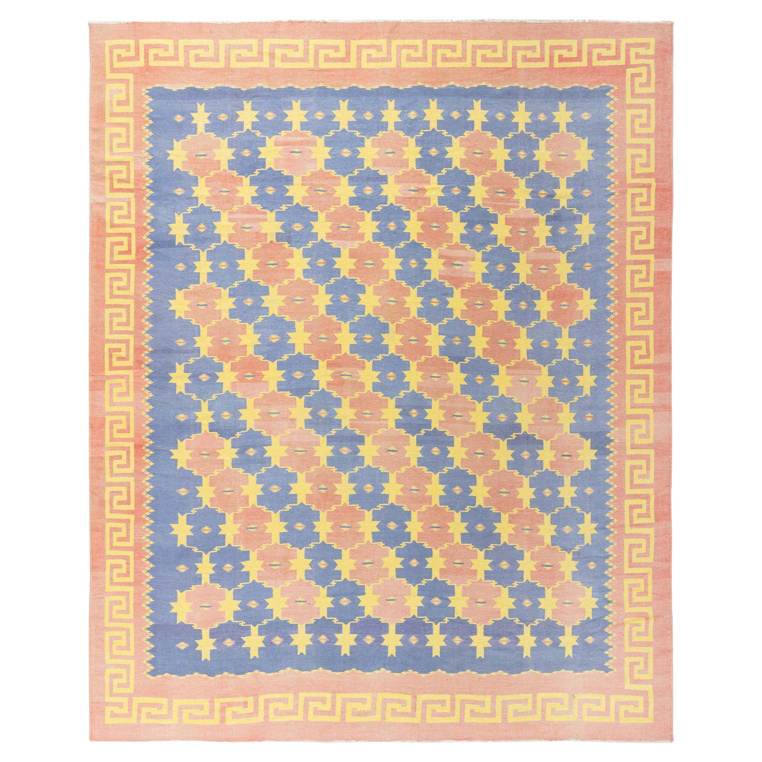 Doris Leslie Blau Vintage Indian Dhurrie Rug
