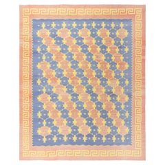 Doris Leslie Blau Vintage Indian Dhurrie Rug