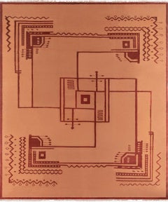 Doris Leslie Blau Vintage Indian Dhurrie Rug