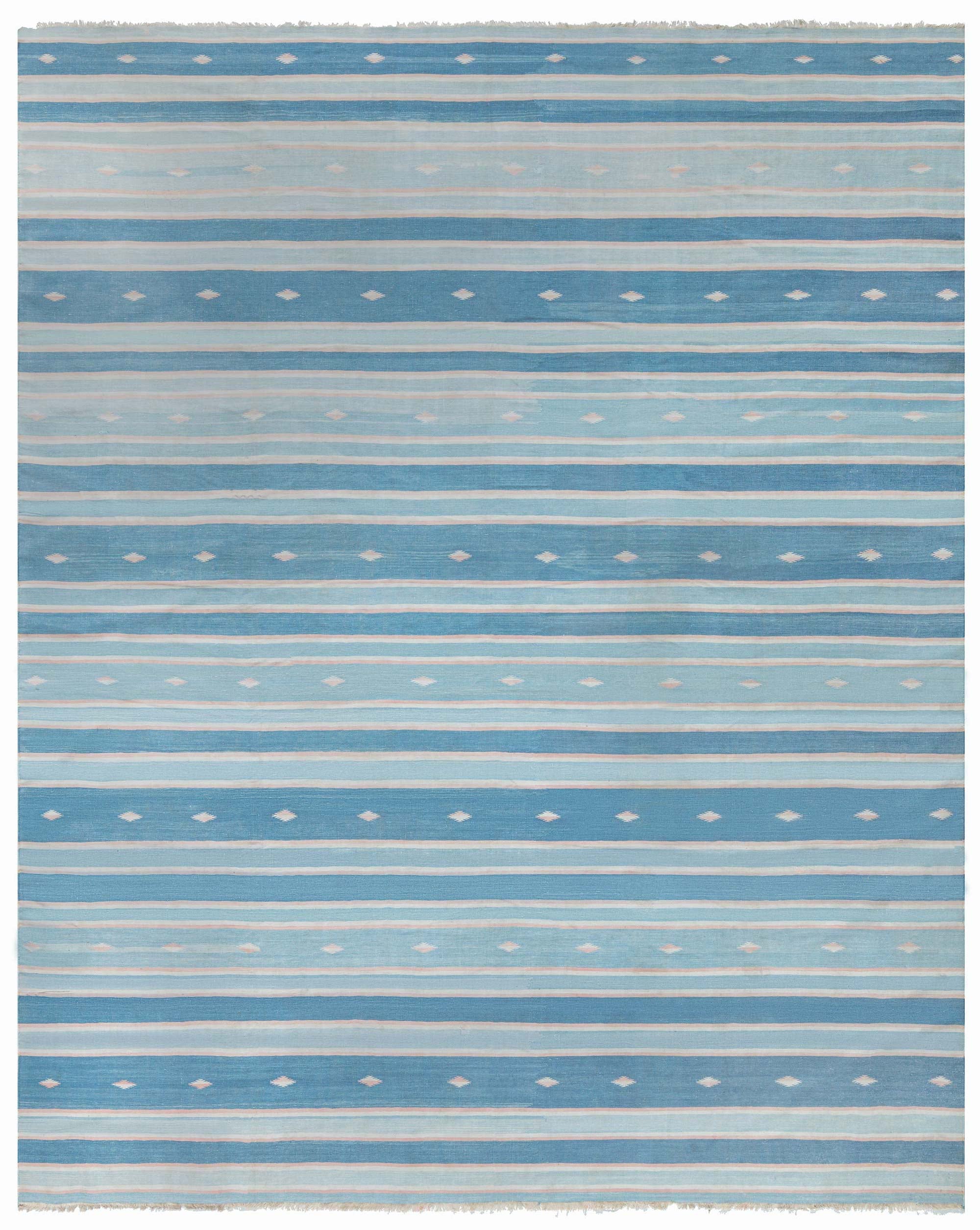 Vintage Indian Dhurrie Rug, Mid-20th Century