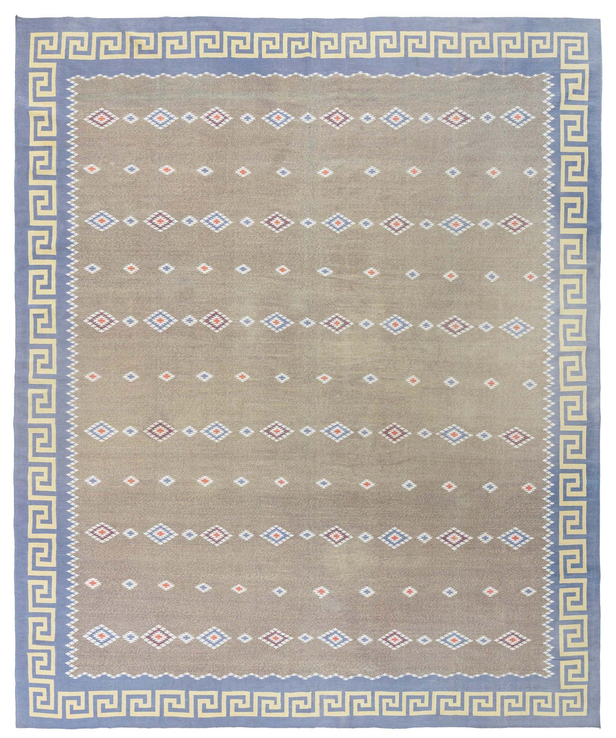 Doris Leslie Blau Vintage Indian Dhurrie Rug