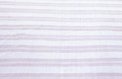 Doris Leslie Blau Vintage Indian Dhurrie Striped Beige Purple Rug