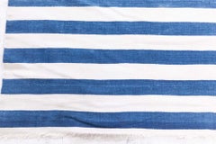 Doris Leslie Blau Vintage Indian Dhurrie Striped Rug