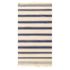 Doris Leslie Blau Vintage Indian Dhurrie Striped Rug
