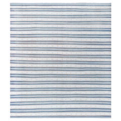 Doris Leslie Blau Vintage Indian Dhurrie Striped Rug