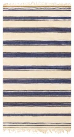 Doris Leslie Blau Vintage Indian Dhurrie Striped Rug