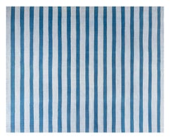 Doris Leslie Blau Vintage Indian Dhurrie Striped Rug