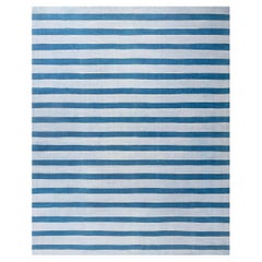 Doris Leslie Blau Vintage Indian Dhurrie Striped Rug