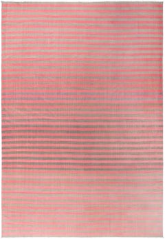 Doris Leslie Blau Vintage Indian Dhurrie Striped Rug