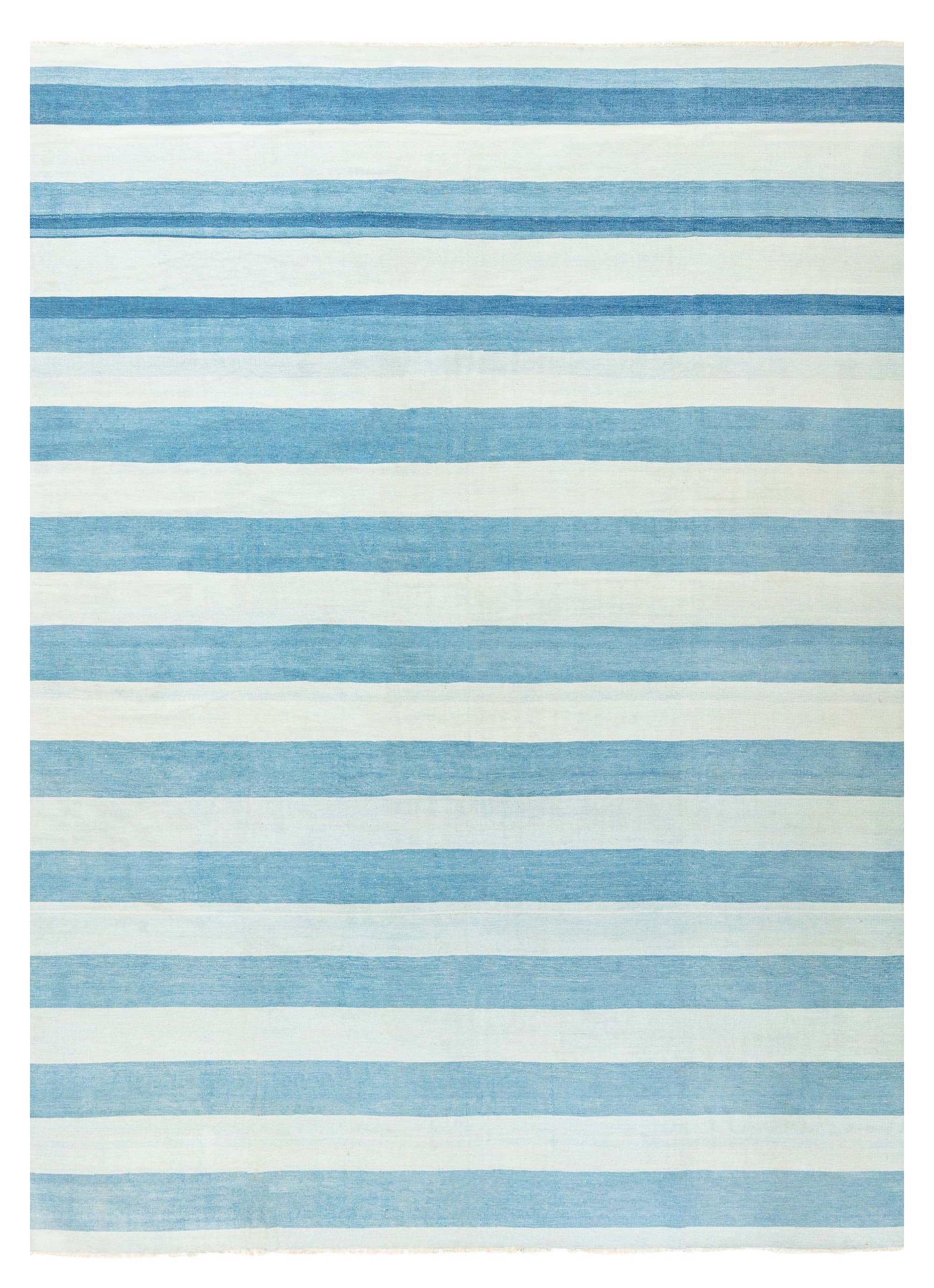 Doris Leslie Blau Vintage Indian Dhurrie Striped Rug