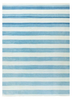 Doris Leslie Blau Vintage Indian Dhurrie Striped Rug