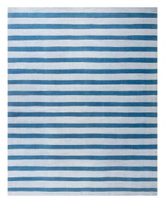 Doris Leslie Blau Vintage Indian Dhurrie Striped Rug