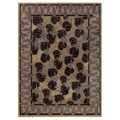 Tappeto in lana annodato a mano Doris Leslie Blau Vintage Irish Botanic