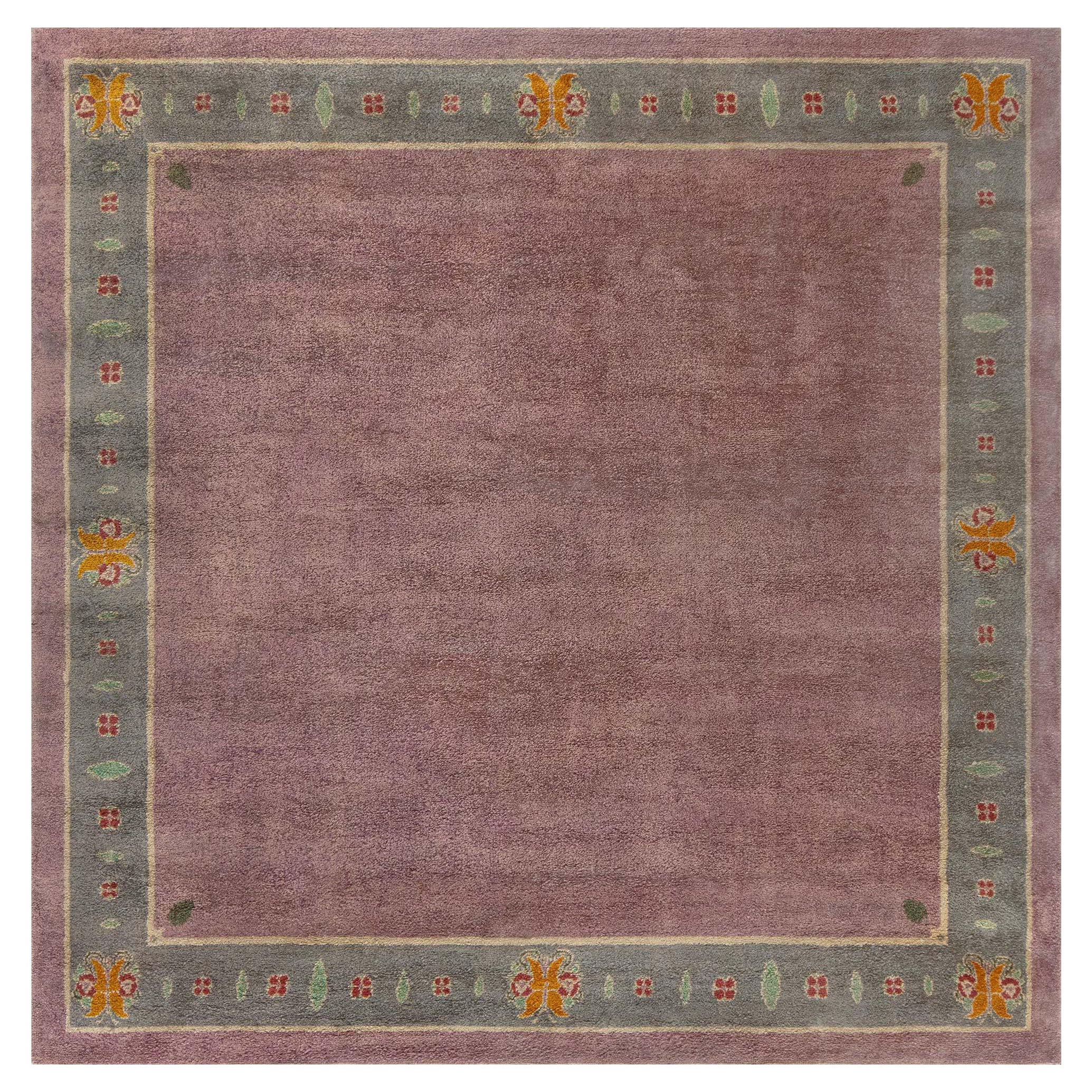 Alfombra Doris Leslie Blau Vintage Irish Donegal Arts & Crafts