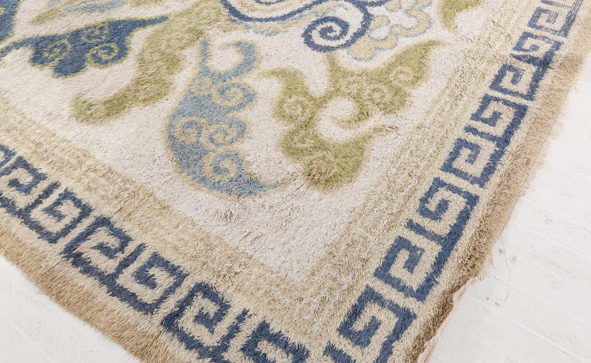 Doris Leslie Blau Vintage Japanese Rug For Sale 1