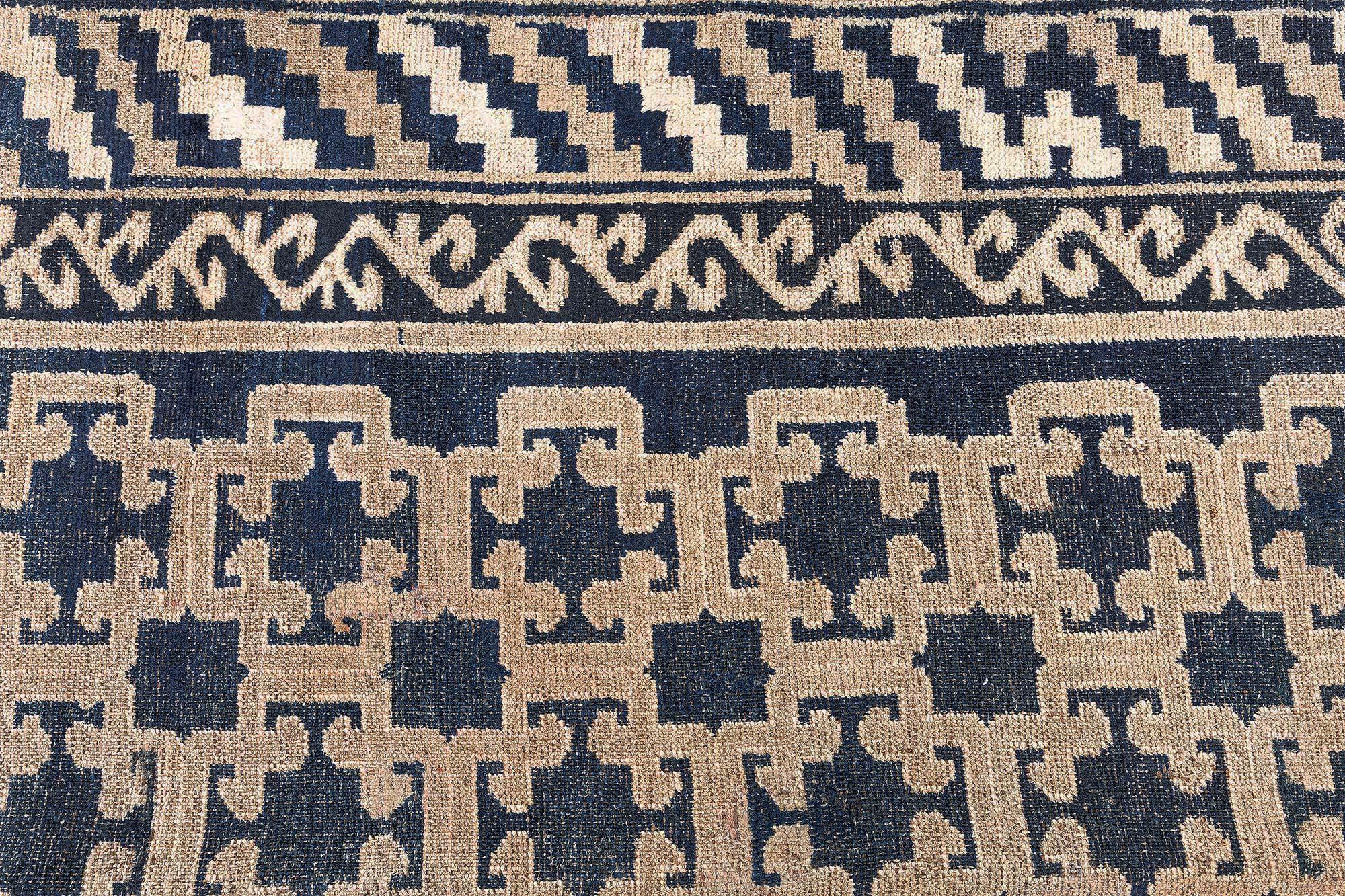 Tissé à la main Tapis Vintage Khotan 