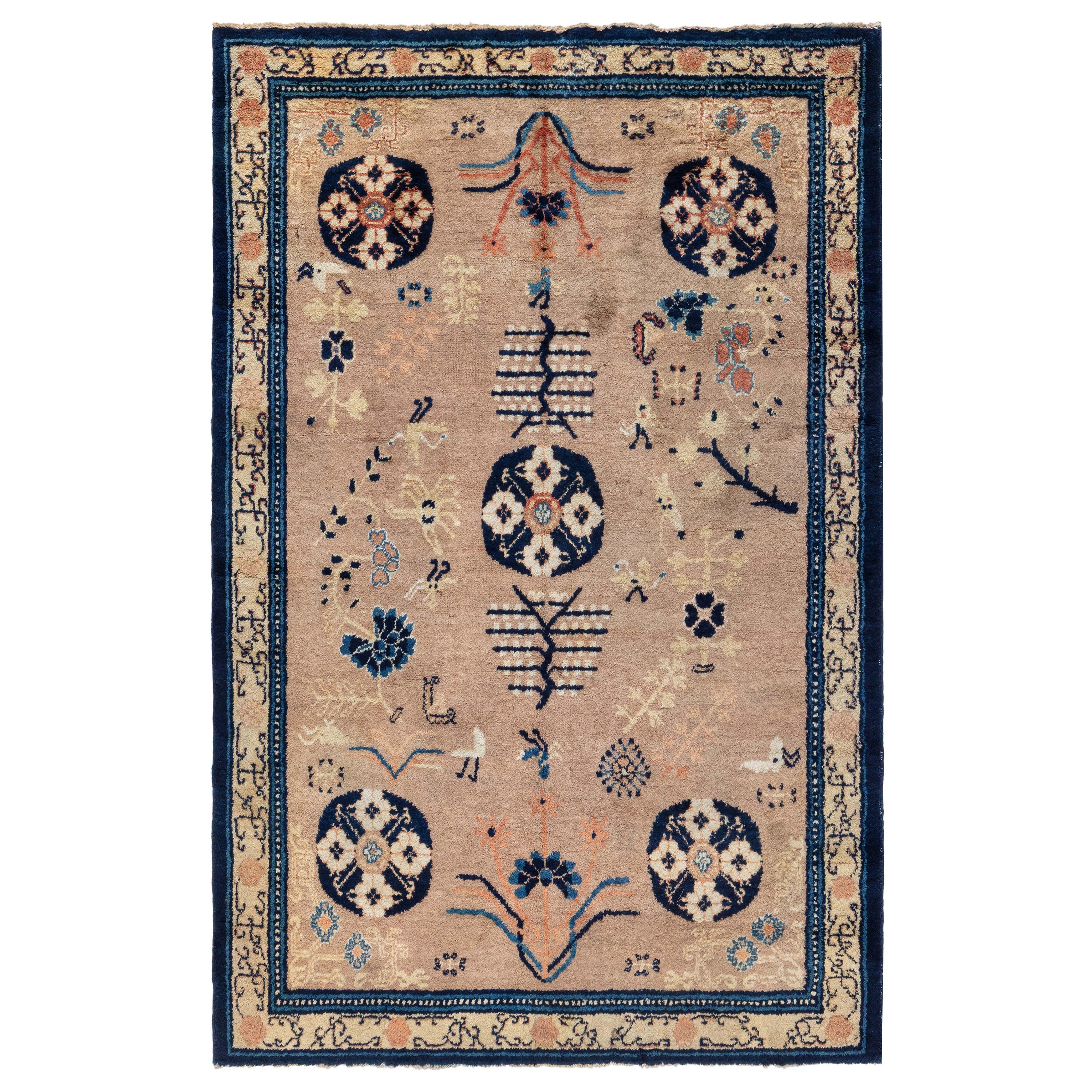 Doris Leslie Blau Vintage Khotan "Samarkand"-Teppich im Angebot