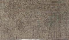 Doris Leslie Blau Vintage Kilim Runner with Subtle Bamboo Motif