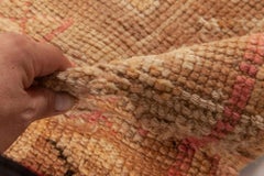 Doris Leslie Blau Vintage Moroccan Geometric Warm Tan Carpet (Fragment)
