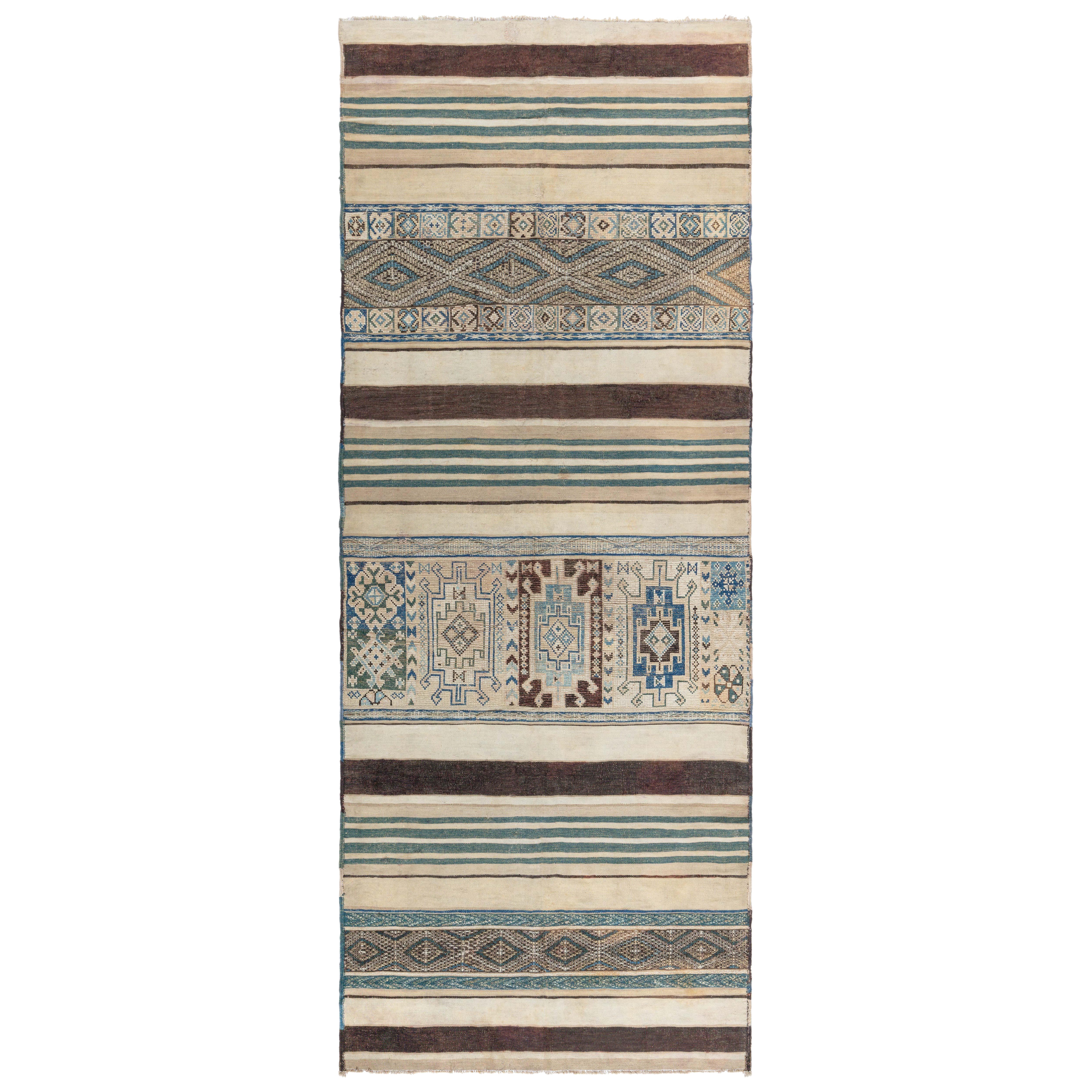 Doris Leslie Blau Vintage Marokkanischer Kilim-Teppich