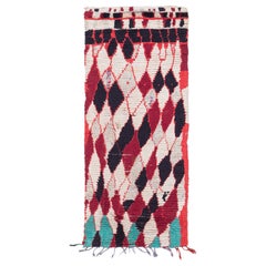 Doris Leslie Blau Vintage Moroccan Modernist Rug Bold Abstract Geometric Design