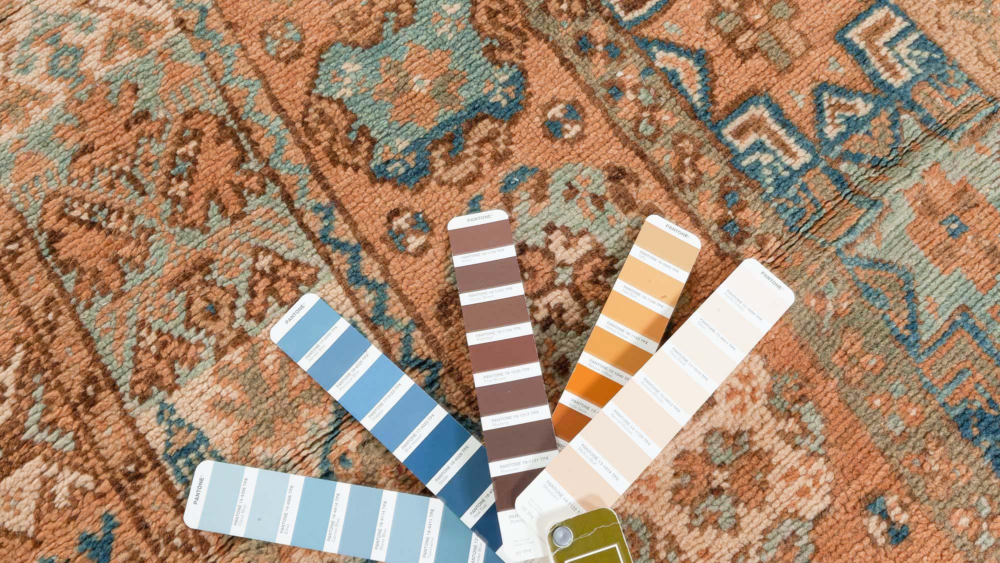 20th Century Doris Leslie Blau Vintage Moroccan Rug — Timeless Elegance in Earthy Tones For Sale