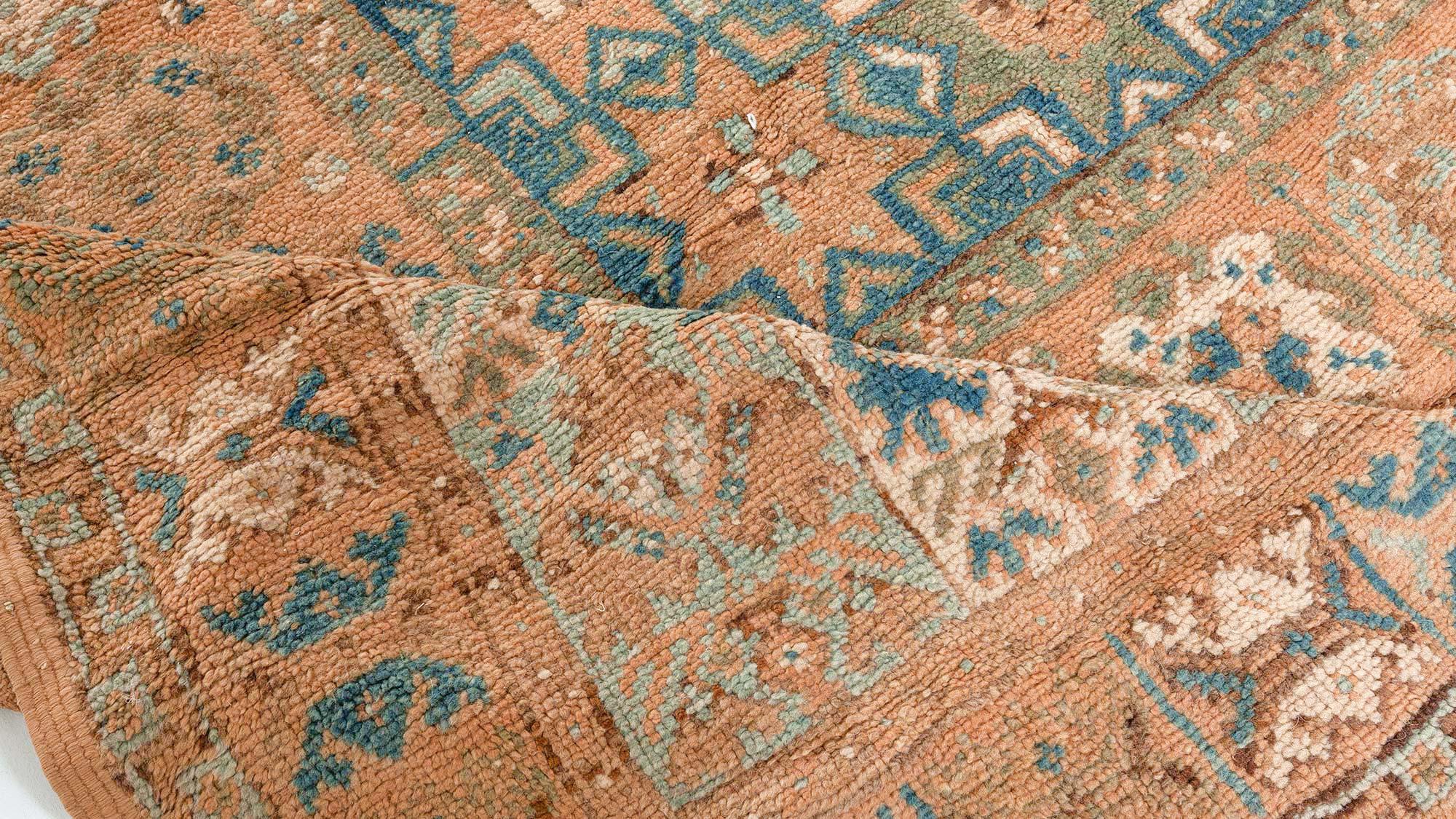 Doris Leslie Blau Vintage Moroccan Rug — Timeless Elegance in Earthy Tones For Sale 1
