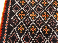 Doris Leslie Blauer marokkanischer Vintage-Teppich