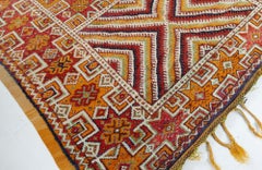 Doris Leslie Blau Vintage Moroccan Rug – Rich Geometric Berber Design