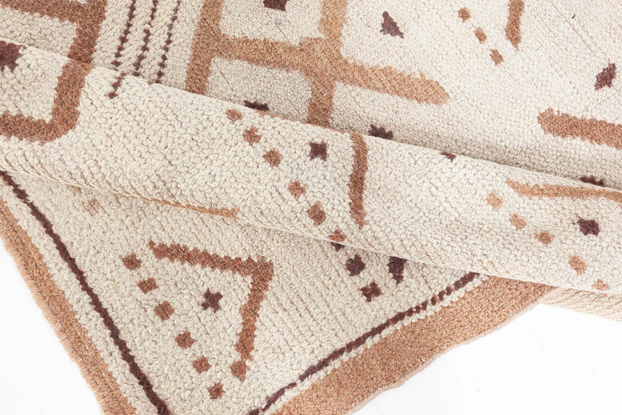 Doris Leslie Blau Vintage Moroccan Rug 'Size Adjusted' In Good Condition For Sale In New York, NY
